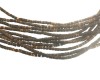 Tubinho coco natural 3 mm - Fio aprox. 200 peças (10 fios)